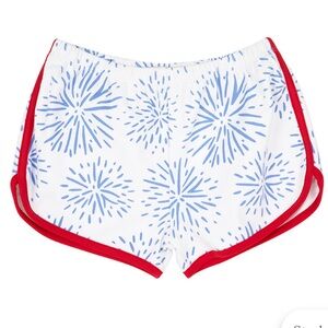 TBBC Cheryl Shorts - Boom Sizzle Pop with Richmond Red